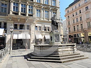 Monuments of Vienna, Austria, a clear Sunny day