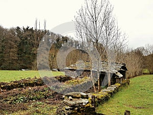 Monuments in the Way of St. James. In Galicia Northwest Spain.