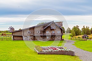 Monuments of wooden architecture. Kizhi Island, Karelia, Russia