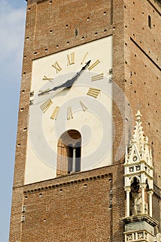 Monza Cathedral's clock photo