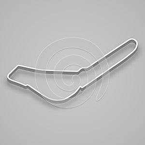 Monza Circuit for motorsport and autosport. Template for your design