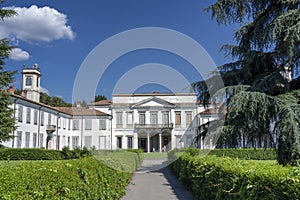 Monza Italy, Mirabello palace in the park