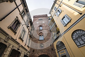 Monza Italy, the Teodolinda tower