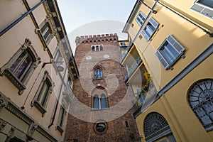 Monza Italy, the Teodolinda tower