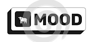 Mood rectangle UI web button