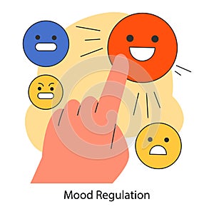 Mood regulation. Emotion balance and resilience skill. EQ development.