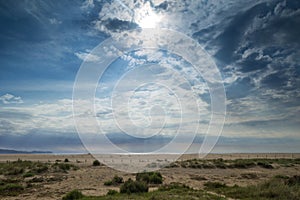 San pere pescador beach in spain photo