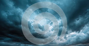 Moody Dark Cloudscape Dramatic Stormy Sky