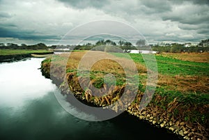 Moody landscape of the River Tame