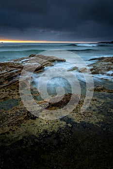 Moody morning at Cronulla Beach