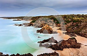 Moody views of the south coastline