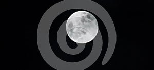 Moon on the Blackest night