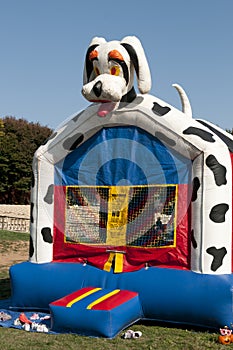 Moon bounce playhouse