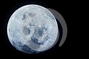 Moon on a dark background. Elements of this image furnished by NASA