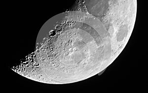 Moon details in eighth moon day lunar X and lunar V ojects