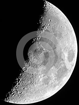 Moon details in eighth moon day lunar X and lunar V ojects