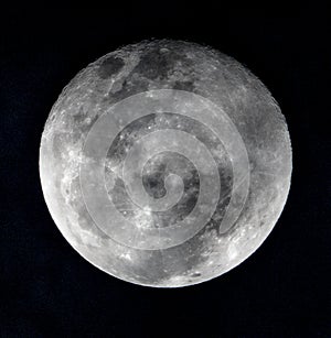 The moon, full Moon zoomed picture