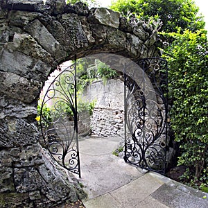 Moon Gate - Queen Elizabeth Park in Hamilton, Bermuda