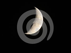moon in growing room with satellite craters night sleep photo