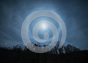 Moon halo