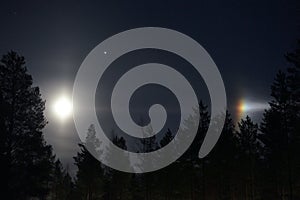 Moon halo