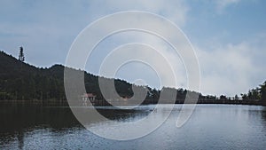 Moon Lake on Mingyue Mountain, Jiangxi, China