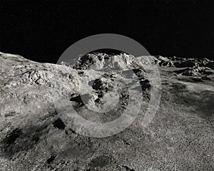 Moon Lunar Landscape Rocky Background photo