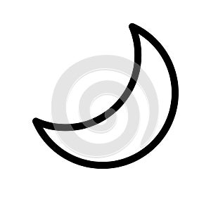 Moon, night icon