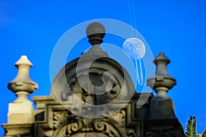 Moon over Balboa Park