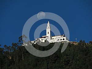 The Moon over Monserrate. clean Sky photo