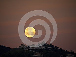 Moon over Nerja