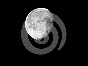 Moon Phase Waning Gibbous at 92% and almost full