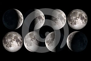 Moon phases photo