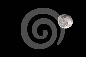 Moon photos and images. Moon in the night sky. photo