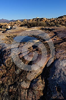 Moon pool in the Ceder mountain