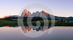 Moon Rise at Alp Di Siusi