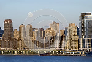 Moon Rise Over Manhattan