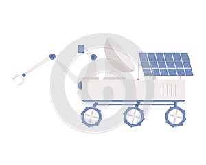 Moon rover for surface research