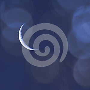 Moon in the sky, Patagonia,