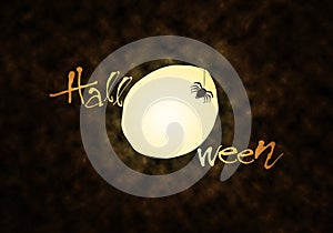 Moon & Spider Halloween theme