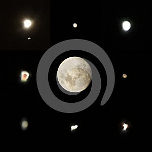 Moon Stars And Outerspace Astronomy photo