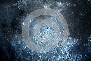 Moon surface texture close up photo