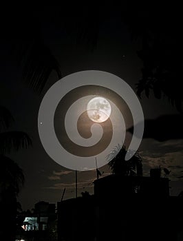 Moon is a symbol of love and politeness photo