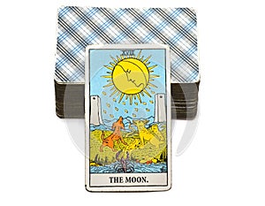 The Moon Tarot Card Dreams, nightmares, illusion, hidden things