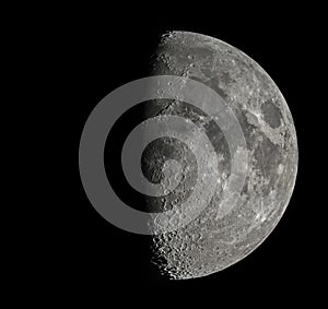 Moon by telescope