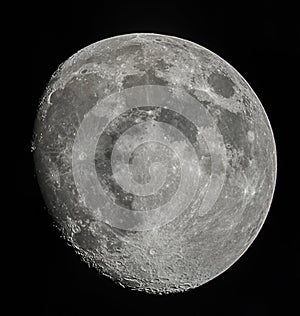 Moon by telescope