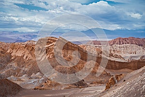 Moon Valley aka Valle de la Luna in the Atacama Desert, Chile, South America