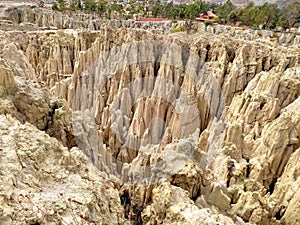 Moon Valley, also calling Killa Qhichwa near La Paz, Bolivia photo