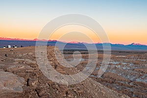 Moon Valley at the Salt Mountain Range, San Pedro de Atacama, Atacama Desert, Chile