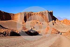 Moon valley / valle de la luna in the Atacama desert, Chile